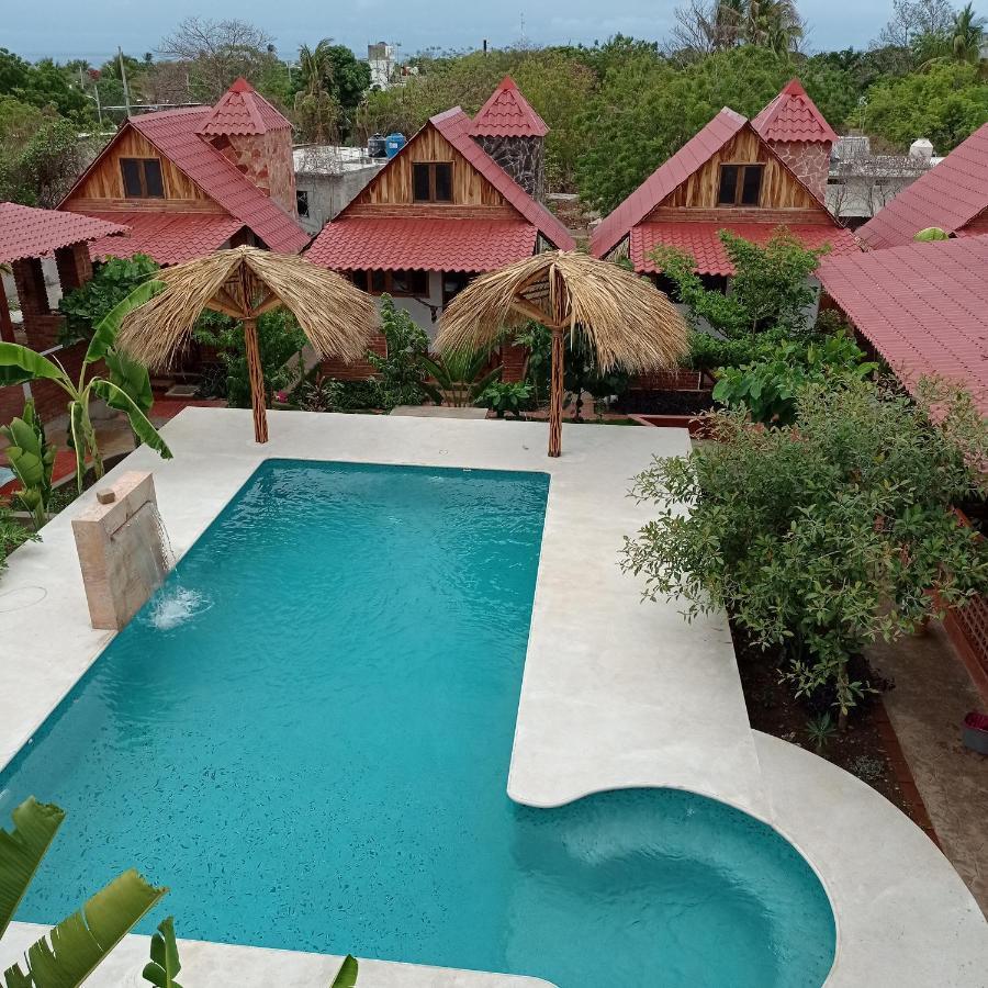 Bungalows Y Cabanas, Las Barracas De La Barra Malucano 外观 照片